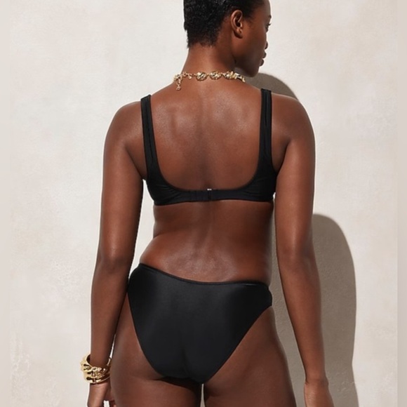 NWT J. Crew Heritage Scoop Neck Bikini Top Blue Unpadded Various Sizes BX611 - Picture 3 of 3